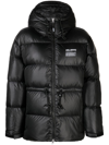 Axel Arigato Rhode Down Hooded Jacket In Schwarz