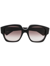 GUCCI OVERSIZED SQUARE-FRAME SUNGLASSES