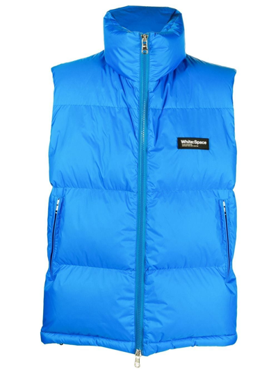 Whitespace Scott Padded Gilet In Blau