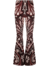 ETRO PAISLEY-PRINT KNITTED TROUSERS