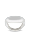 Charlotte Chesnais Lips Sterling-silver Ring In Silber