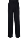 SEE BY CHLOÉ HIGH-WAISTED STRAIGHT-LEG TROUSERS