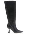 Stuart Weitzman Black Pointed Boots In Schwarz