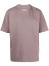 Heron Preston Embroidered-logo Crew Neck T-shirt In Grau