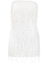 Retroféte Anastasia Sequined Mini Dress In Weiss