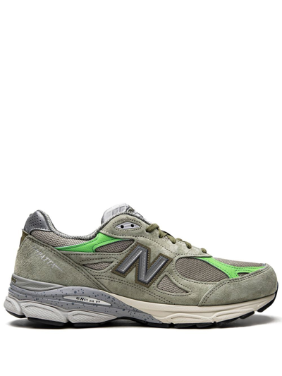 New Balance X Patta 990v3 Low-top Sneakers In Green