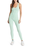 Free People Fp Movement Free Throw Jumpsuit In Sage Brush