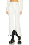 Moncler Gore-tex Infinium High-rise Flared Ski Pants In White