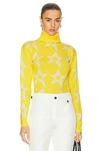 Perfect Moment Star Dust Sweater In Butter Yellowsnow