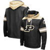 Colosseum Black Purdue Boilermakers 2.0 Lace-up Pullover Hoodie In Black