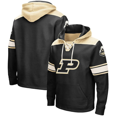 Colosseum Black Purdue Boilermakers 2.0 Lace-up Pullover Hoodie