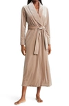 Natori Natalie Velvet Robe In Toasted Taupe