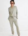 Madewell Mwl Superbrushed Easygoing Sweatshirt In Frosted Willow