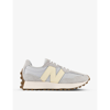 New Balance 327 Low-top Suede And Mesh Trainers In Grey Summer Fog
