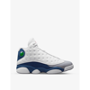 Jordan Air  13 Retro Shoe In White Fire Red French Bl