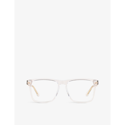 Gucci Gg0561on Rectangular Glasses In Clear