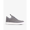 FILLING PIECES FILLING PIECES MEN'S GREY LOW TOP RIPPLE SUEDE LOW-TOP TRAINERS,60003790