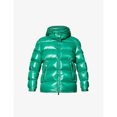 Moncler Maire Puffer Coat In Green