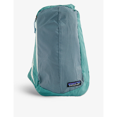 Patagonia Ultralight Black Hole Logo-patch Recycled-nylon Sling Backpack In Fresh Teal W/plume Grey
