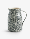 HAY SOBREMESA HAND-PAINTED MONOCHROME STONEWARE JUG 2L,57913590