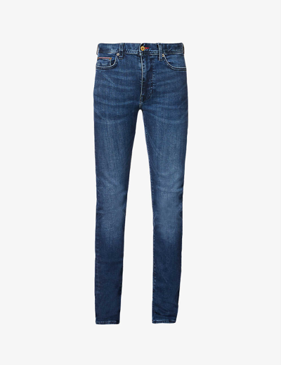 Tommy Hilfiger Bleecker Slim-fit Stretch-denim Jeans In Blue