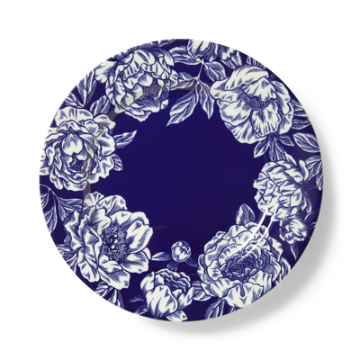 Goop X Social Studies Secret Garden Dinner Plate In Blue