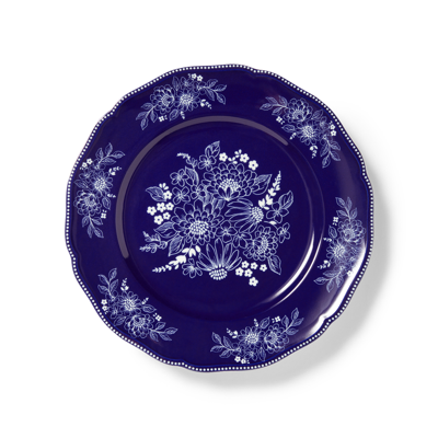 Goop X Social Studies Secret Garden Salad Plate In Blue