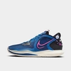 Nike Kyrie 5 Low Basketball Shoes In Dark Marina Blue/pinksicle/black/viotech