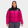The North Face Inc Women's 1996 Retro Nuptse Jacket (plus Size) Size 2x-large 100% Nylon In Fuschia Pink