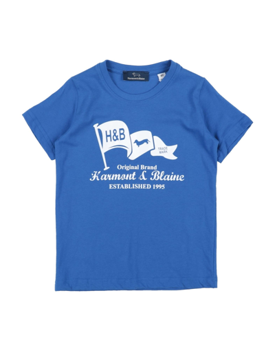 Harmont & Blaine T-shirts In Blue