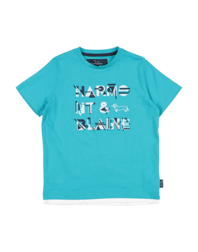 Harmont & Blaine T-shirts In Blue
