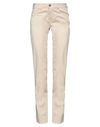 JACOB COHЁN JACOB COHЁN WOMAN PANTS BEIGE SIZE 25 COTTON, ELASTANE