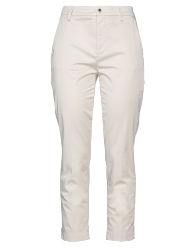 Dondup Woman Pants Light Grey Size 30 Cotton, Elastane In Grey