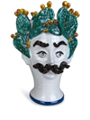 Les-ottomans Cacti Ceramic Vase In White
