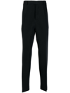 RICK OWENS PLEATED TAPERED-LEG TROUSERS