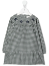 KNOT ADELE CHECK FLANNEL DRESS