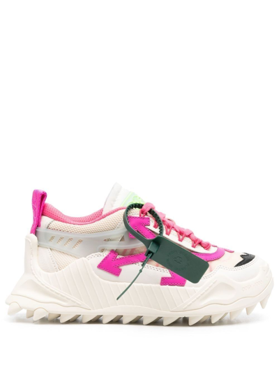Off-white Odsy 1000 Low-top Sneakers In Fuchsia
