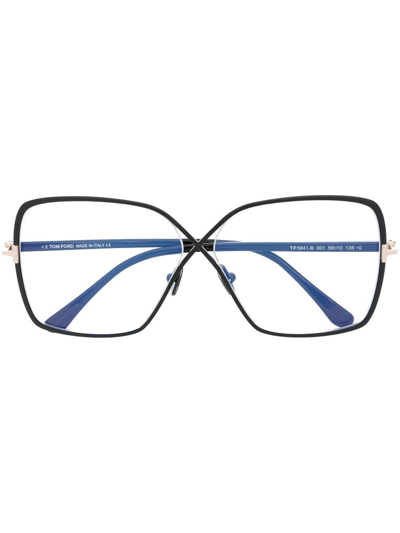 Tom Ford Square-frame Glasses In Black
