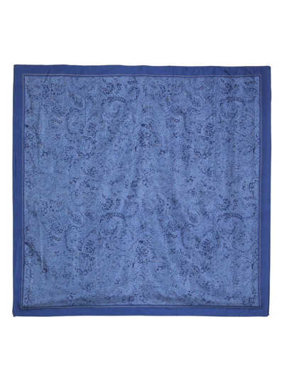 Pre-owned Dior 1990s  Paisley-print Silk Scarf In Blue