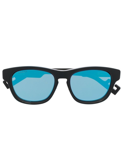 Gucci Round-frame Sunglasses In Black