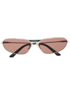 BALENCIAGA OVAL-FRAME DESIGN SUNGLASSES