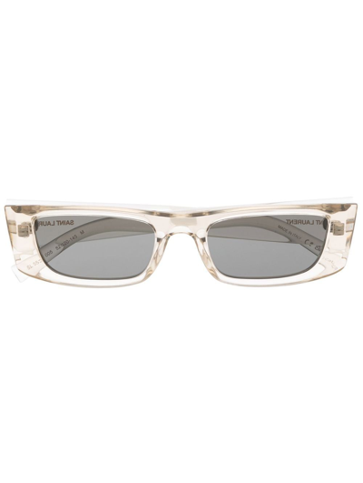 Saint Laurent Sl553 Tinted Sunglasses In Neutrals