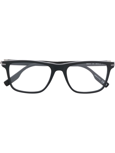 Montblanc Rectangular-frame Design Glasses In Black