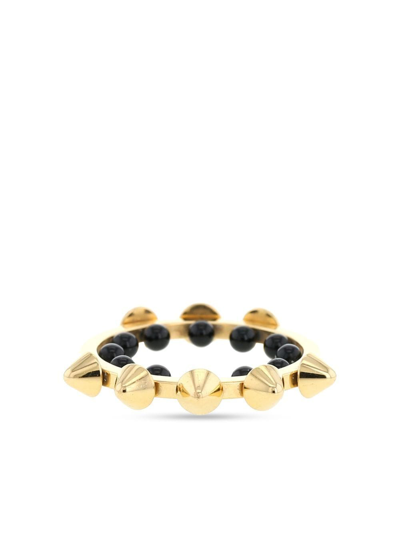 Pre-owned Cartier Yellow Gold Clash De  Onyx Ring In Pink