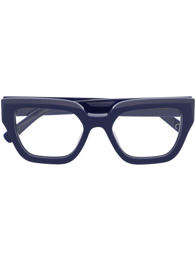 Marni Eyewear Square-frame Glasses In Blue