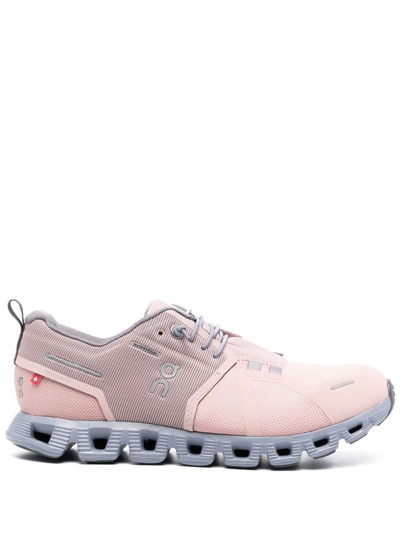 On Running Side Logo-print Detail Sneakers In Pink