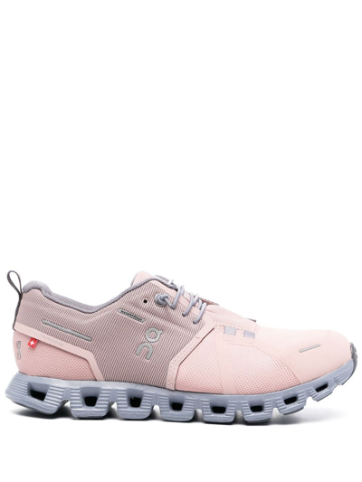 On Running Side Logo-print Detail Trainers In Pink