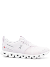 On Running Cloud 5 "all White" Low-top Sneakers In Purple