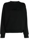 AGNÈS B. LOGO-PATCH CREW-NECK SWEATSHIRT