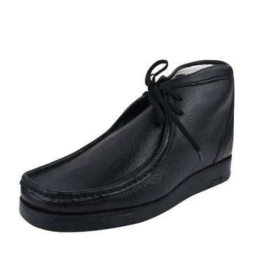 Libertyzeno Hamara Joe Rush Leather Desert Chukka Casual Boots In Black